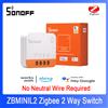 SONOFF ZBMINIL2 ZBMINI Extreme Zigbee Smart Switch Nessun neutro richiesto Interruttore modulo a 2 vie Funziona con il controllo APP Alxea eWelink
