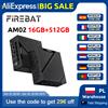 Firebat Am02 AMD Ryzen 5 6600H Mini PC DDR5 16GB RAM 512GB SSD WiFi6 BT5.2 Mini PC Desktop Portatile Computer di Rete con Porta HDMI