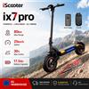 IScooter IX7 Pro-1 Monopattino Elettrico Pieghevole per Adulti, Doppio Motore 48V 17.5Ah, Velocità 25km/h, Controllo Intelligente tramite APP, E-Scooter Fuoristrada per il Trasporto Quotidiano