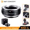 K&F CONCEPT Anello adattatore per obiettivi K&F CONCEPT MD-L per obiettivi Minolta SR MD MC serie a fotocamere Sigma FP L, Leica T SL CL TL, Panasonic L S1.