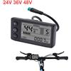 NONE Misuratore display LCD per bici elettrica ABS leggero S866 Display LCD per bici elettrica Schermo grande per manubrio da 22,2 mm/0,9 pollici