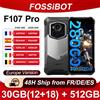 Fossibot F107 Pro 28000mAh 66W Smartphone Starlight Telecamera per visione notturna 30GB (12+18) 512GB 200MP NFC Doppia torcia Android 15