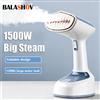 BALASHOV Vaporizzatore portatile per indumenti 220V, ferro da stiro elettrico per tessuti da 1500W, 350ml, verticale, a riscaldamento rapido, per stirare i vestiti