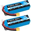hrb YOWOO 22.2V 6S 5000mah 6000mah Lipo Batteria Grafene 100C XT60 EC5 XT90 Per RC Quadcopter Elicottero Barca Auto Aereo