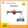 FIMI Drone FIMI MINI 3 con Fotocamera Professionale 4K 60fps, Sensore 48MP, 245g Leggero, Portata 9km, Video Notturno AI, Autorizzazione FAA