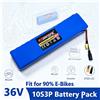 Kedanone Originale, 10S3P 36V, 10000mAh, pacco batteria per monopattino elettrico 36V, batteria al litio 18650 per monopattino elettrico M365, batteria 36V per monopattino, batteria di alimentazione per