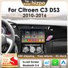 Hizpo di Qualcomm Snapdragon 6115 Android 14 Autoradio Per Citroen C3 DS3 2010-2016 Lettore Multimediale CarPlay 4G BT5.4 DSP GPS