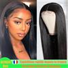 QZOQZO Parrucche in capelli umani lisci e colorati, con rete frontale HD 13x4, parrucche in capelli umani con rete frontale di colore naturale, in offerta speciale per donne, pronte da indossare, in offerta
