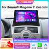 OSSURET CarPlay Android 14 Lettore video multimediale per auto per Renault Megane 2 2002-2009 Navigazione GPS 2din 4G autoradio RDS 6115