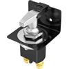 Daiertek Interruttore di Disconnessione Batteria 500A 12V 36V, Interruttore di Spegnimento Batteria per Carichi Pesanti, Interruttore di Taglio ad Alta Corrente con Maniglia Fissa per Camion