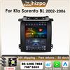 Hizpo Carplay Android Autoradio Per Kia Sorento BL 2002-2006 per Tesla Style Multimedia 2Din 9.7 "Schermo Verticale GPS 4G BT 7862