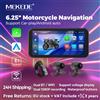 Mekede Portatile da 6,25 pollici IPX7 Impermeabile Moto Navigazione GPS Wireless Carplay Android AUTO Drive Registratore Moto Monitor