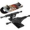 NONE 2 pezzi di camioncini professionali per skateboard in lega di alluminio-magnesio da 4-8 pollici | Trucks per Skateboard Neri | Accessori per Skateboard