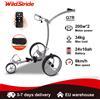 WILDSTRIDE [Non può essere spedito in Italia] Carrello da Golf Elettrico Wildstride con Telecomando, Batteria 24V 10Ah, Autonomia 20KM, Velocità 8KM/H, Motori Doppi 200W, Buggy G7R
