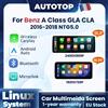 AUTOTOP Schermo Multimediale Wireless CarPlay Android Auto da 10,25 Pollici e 12,3 Pollici con Sistema Linux per Benz CLA GLA Classe A W176 X156 2016 2017 2018 NTG5.0 con Mirror Link GPS BT Radio per Auto