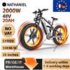 NONE Bici Elettrica NATHANIEL SYR09 Dual Motor Fat Tire 26*4.0 2x1000W 48V 20Ah Freni Idraulici Ammortizzatore DNM Autonomia 60km Disponibilità EU