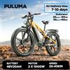 NONE Bicicletta elettrica Fat Bike PULUMA PH003 Doppio Motore 2×500W Batteria 48V 20Ah Shimano 7 Velocità Freni Idraulici Autonomia 80 km