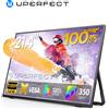 Uperfect Monitor portatile Uperfect da 21,4 pollici, schermo IPS 1080P 100Hz per computer portatili da gioco, supporto XBOX IPS, connessione Mini HDMI Type-C
