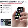SERVO Mini smartphone con doppia SIM 4G LTE, RAM 2 GB, ROM 16 GB, GPS, schermo per piccolo telefono Android portatile