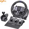 PXN Volante da Corsa PXN V9 GEN2 per PC/Xbox/PS4, 270° ° /900 ° Set di 3 Pedali Hall, H-Shifter, Doppie Palette, RGB, App