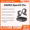 SHOKZ OpenFit Pro Open T010 Auricolari con riduzione del rumore Wireless Bluetooth 5.3 Cuffie IP55 Impermeabili 50 ore di riproduzione per lo sport