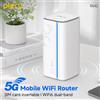 comfast Router Mobile PLERY 5G SA NSA WiFi 6 con Blocco di Banda Unisoc UDX710, Fino a 2Gbps, Supporta 32 Dispositivi, Porta LAN Type-C, Spina EU