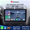 Junsun Wireless CarPlay Android Auto Autoradio per Citroen C4 C4L DS4 2011 2012-2016 2 DIN Multimedia Stereo SWC BT FM RDS DSP Sistemi intelligenti per auto Navigazione GPS