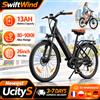 SwiftWind Bicicletta elettrica da montagna con pneumatici da 26 pollici, motore da 250 W, batteria da 36 V e 13 Ah, modello UcityS, ideale per gli spostamenti urbani.