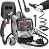 Saldatrice Inverter 4-in-1 160A MIG MMA MAG TIG Portatile Intelligente Multifunzione DC per Lavorazione Metalli e Riparazioni Fai-da-Te
