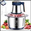 Vremota Tritacarne Elettrico Vremota 3/5L 220V in Acciaio Inox 304, Trituratore Multifunzione per Alimenti, Affettatrice per Verdure, Tritatutto, Processore per Alimenti per Bambini
