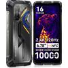 Blackview ROCK 3 Smartphone Robusto 6.78'' 32GB(8+24)GB+256GB Android 16 10000mAh NFC 2.4K 120Hz MediaTek G100 108MP