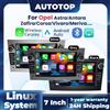 AUTOTOP Autoradio Linux per Opel Astra Antara Vectra Corsa, lettore multimediale GPS, Carplay wireless, Android Auto, Bluetooth, DSP, audio per auto