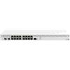 Router aziendale con 16 porte Gigabit e 2 cage SFP+ da 10G CCR2004-16G-2S+