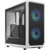 Fractal Design Case per PC FRACTAL DESIGN Focus 2 RGB, bianco, TG Clear Tint