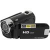 Lustrens Videocamera D90, risoluzione 1080P, fotocamera digitale da 16 megapixel con zoom 16x e luce integrata
