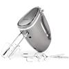 Salter EK4249GUNMETAL Cosmos Hand Mixer - Electric Baking Whisk, 5 velocità con Turbo Setting, Eject Function, Easy Cleaning, Includes 2 X Stainless Steel Mixing Beater and Dough Hooks, Grey, 300W