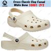 Crocs Zoccolo classico Crocs casual osso bianco 10001-2Y2 taglia unisex