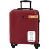 BERTOO Milano Bagaglio a mano rosso bordeaux 40 L - Valigia rigida da cabina 55x40x20 cm in ABS con 4 ruote e serratura a combinazione, per Ryanair