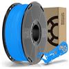 Inslogic Filamento TPU 1.75mm 90A Shore, morbido e resistente agli strappi, alta elasticità, confezione resistente all'umidità, ideale per calzature e protezioni, 1kg, Blu