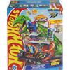HOT WHEELS Pista City Mega Garage con dinosauro, loop e 4 piani T-REX JHL98
