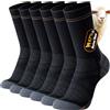 BISOUSOX Calze Lana Merino Uomo Donna,Calze Termiche Calde e Traspiranti | Calze Trekking Uomo per Inverno, Montagna, Outdoor, Sport e Lavoro