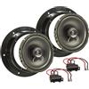 tomzz Audio Kit di montaggio per altoparlanti TA16.5-Pro, compatibile con VW Golf 5, V Passat 3G, Touran, Caddy, per l'installazione nelle portiere anteriori, sistema coassiale da 165 mm