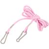 SHINEOFI Cordino per Guanti da Sci Clip, Laccio Rosa Anti-smarrimento | Nylon e Plastica Inserti, Chiusura Rapida e Fascia Elastica, per Cappelli e Cappotti