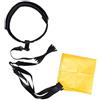 FACAIIO Nylon Nuoto Drag Paracadute Cintura per Adulti, Regolabile | Imbracatura per allenamento di resistenza per una maggiore potenza del colpo, cinghia durevole con fibbia girevole, giallo