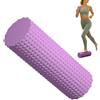 Generisch Rullo fasciale per la schiena, massaggiatore leggero per tessuti profondi | Rullo per muscoli delle gambe per casa, palestra, schiena, gambe, yoga, stretching, equilibrio, fitness
