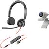 POLY Studio P5 Kit Webcam 720p 1080p USB 2.0 Nero