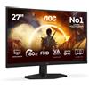 AOC G4 27" IPS Full HD 180Hz LCD HDR10 Curvo 4 ms, 1920x1080, C27G42FE