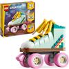 LEGO Creator 3 in 1 Pattino a rotelle retrò 31148 | Giochi creativi per bambine da 8 anni, set ricostruibile in mini skateboard o in radio boom box, idea regalo, 342 pezzi