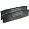 Corsair Memoria RAM Corsair Vengeance DDR5, 32GB (2x16GB), 5200MHz, CL40, colore nero, modello CMK32GX5M2B5200C40