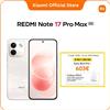 XIAOMI Smartphone Xiaomi Redmi Note 17 Pro Max 5G, colore bianco, 8 GB di RAM, 256 GB di memoria